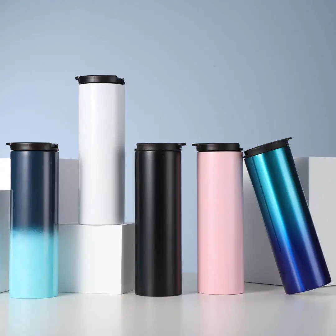 

Mikenda New Products Insulated Water Bottle Vacuum Flask Thermos Sublimation Water Bottle Stainless Steel, As picture