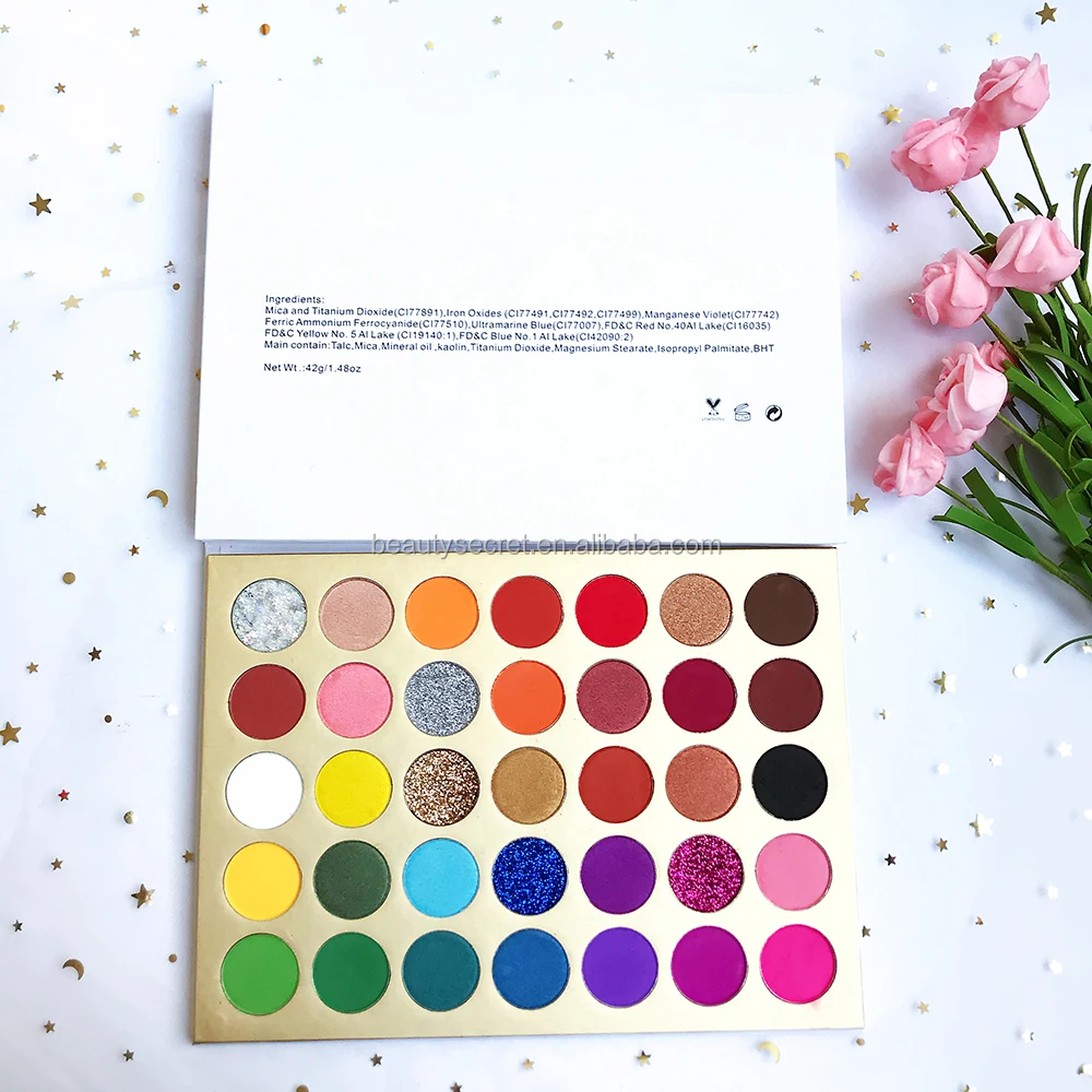 

Brand new private label eyeshadow with high quality, 35 colors