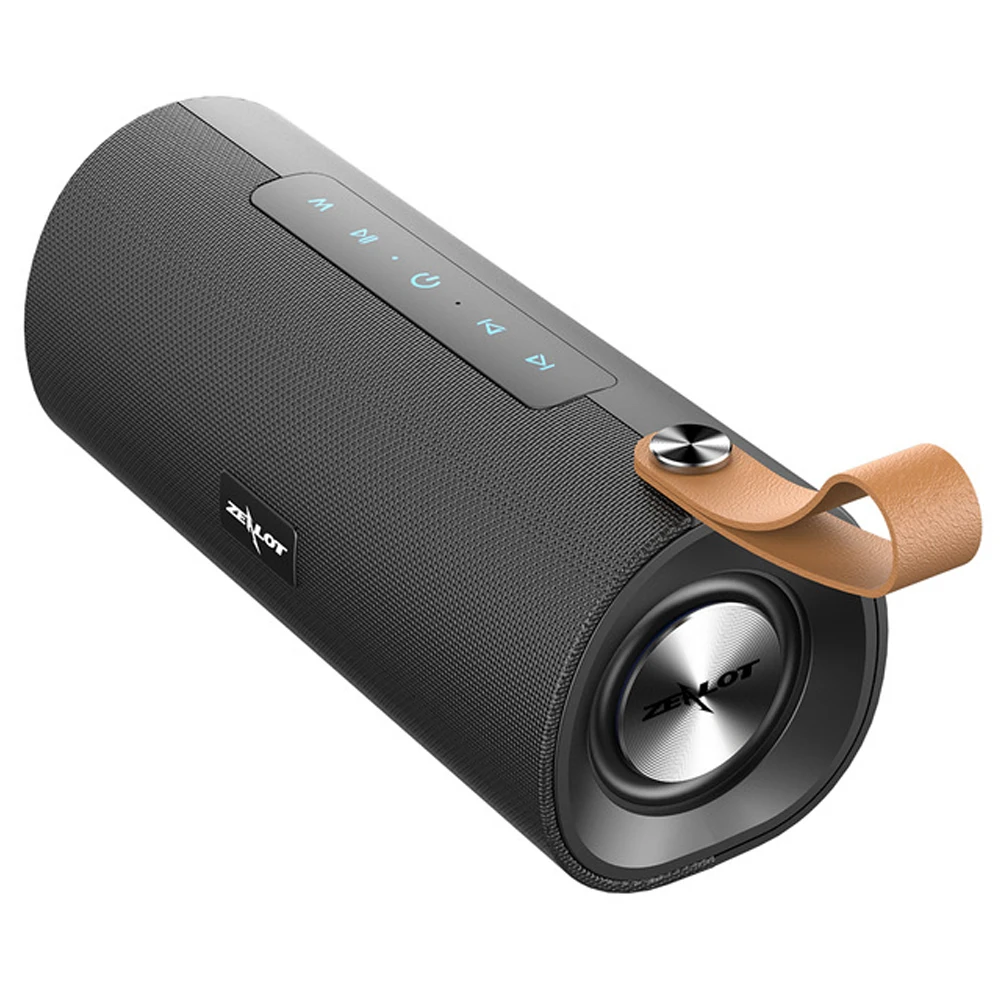 

Music Player Waterproof BT Mini Speaker Super Quality Stereo Sound Outdoor Bluetooth Speaker Portable with TF/USB/FM Radio, Black/gray/red/blue