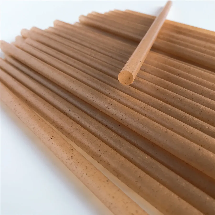
6/7/8/10/12mm Eco Friendly Sugarcane Fibre Straw Biodegradable Natural Bagasse Straw 