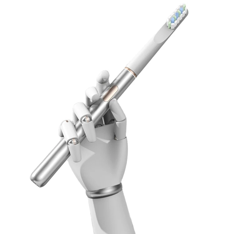 

LULA 2021 Oral Care Factory USB Rechargeable Powered Free Shipping Vibrate Automatic Sonic Electric Deep Cleaning Toothbrush, White black pink