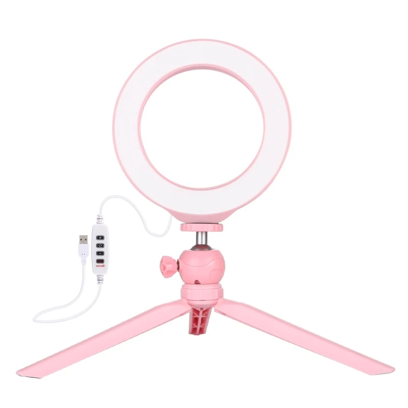 

Dropshipping Customized Logo PULUZ Desktop Tripod 6.2 inch 16cm Ring Light