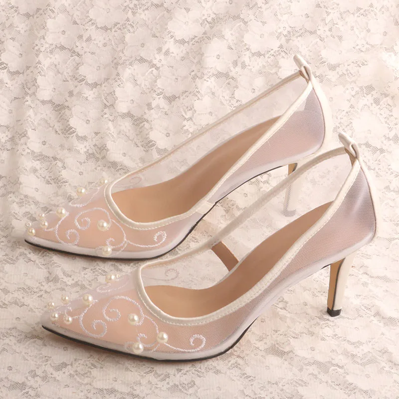 

High Heels Wedding Shoes for Bride