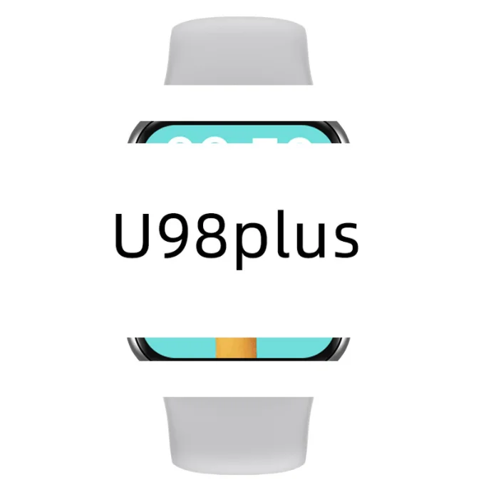 

U98 Plus Smart Watch Bt Call Real Temperature 1.7 Custom Dial Voice Control Series 6 Ip67 Big Battery Iwo U98plus Smartwatch