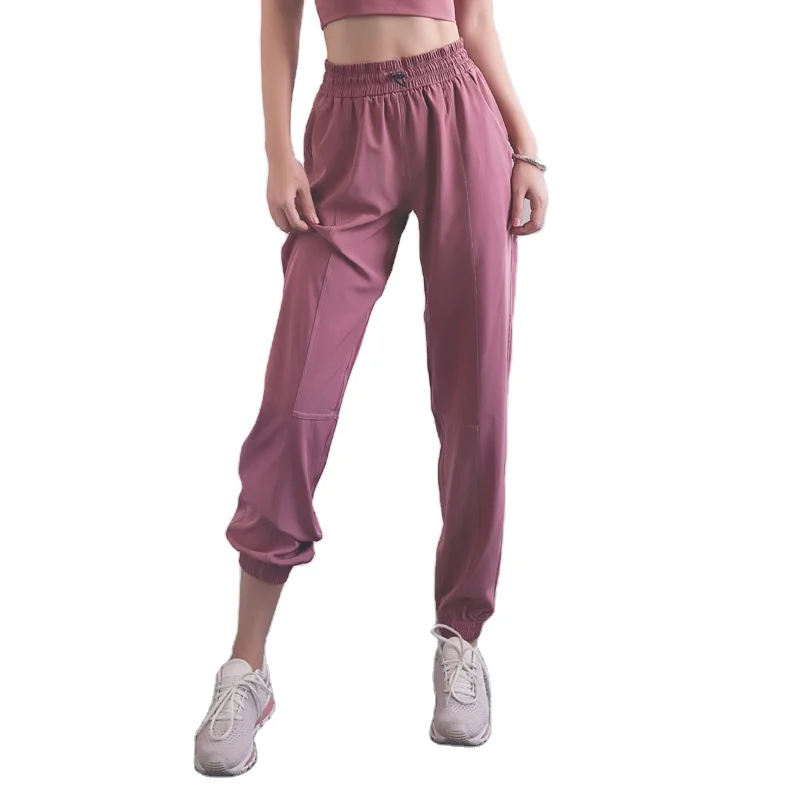 

Women Loose Gym Leggings Drawstring Active Training Workout Exercise Jogger Pants