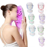 

Colorful Photon Light Facial Skin Beauty Therapy 7 Colors LED Face Mask for Face and Neck Skincare