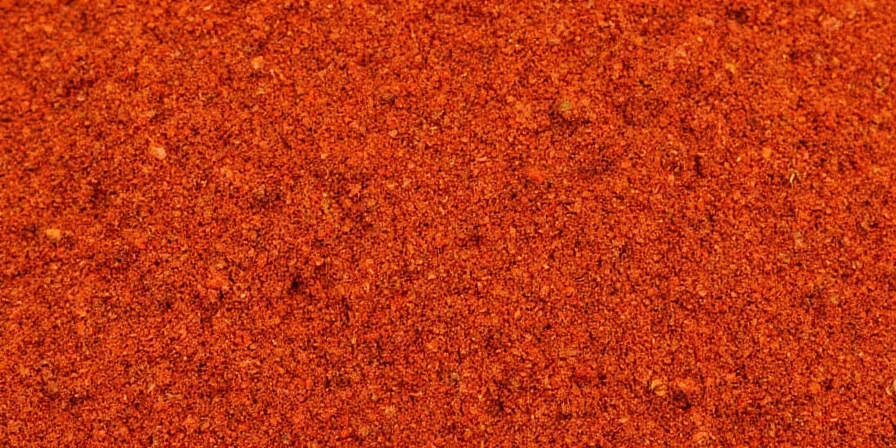Final shot of a chef enjoying a spicy dish with chili powder nearby