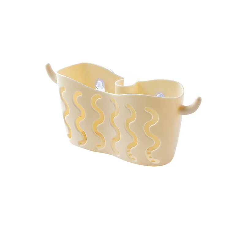 

Home Simple Plastic Storage Basket Kitchen Sink Hanging Multifunctional Scrubbers Holder Storage Shelf