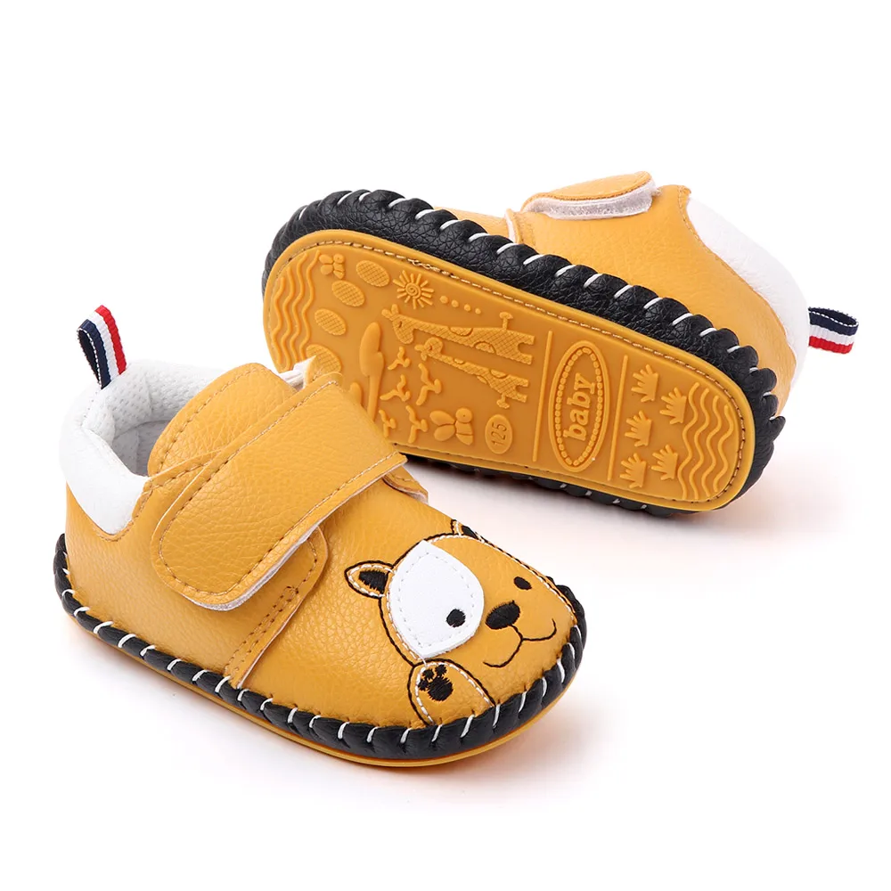 Lovely Animal Design Baby Shoes Boy Girl Rubber Sole Kids Casual Walking Shoes supplier