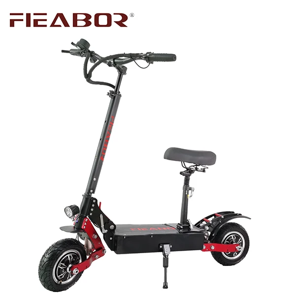 

New Design Full Suspension 10inch 2400w 52v Powerful Foldable Adult Electric Scooter