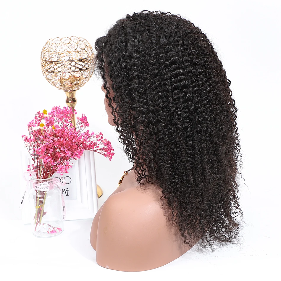 

Curly Human Hair Lace Wig With Baby Hair Supplier Natural Brazilian Hair Wig Virgin Glueless HD Lace Wig Overnight Delivery