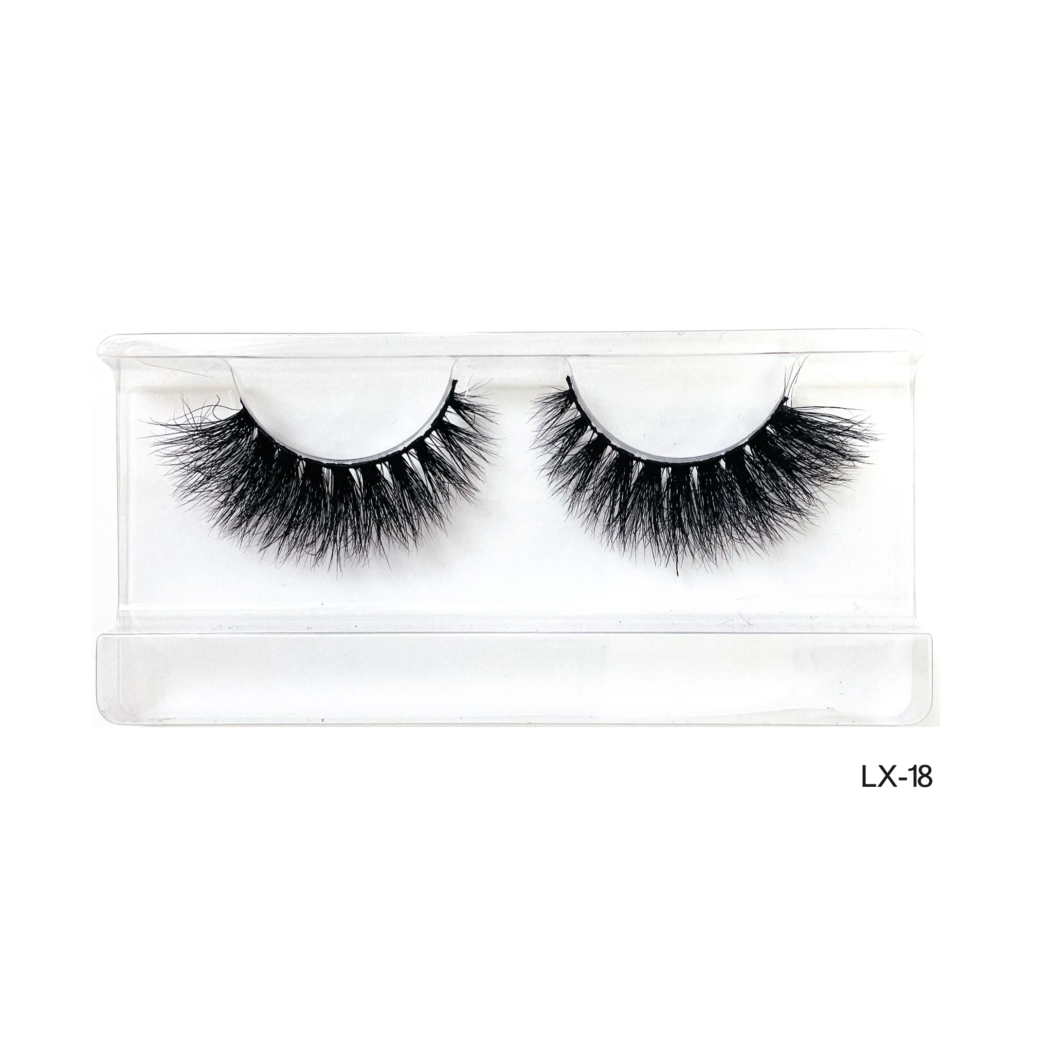 

6D False Eyelash customized boxes packaging mink eyelashe, Black color