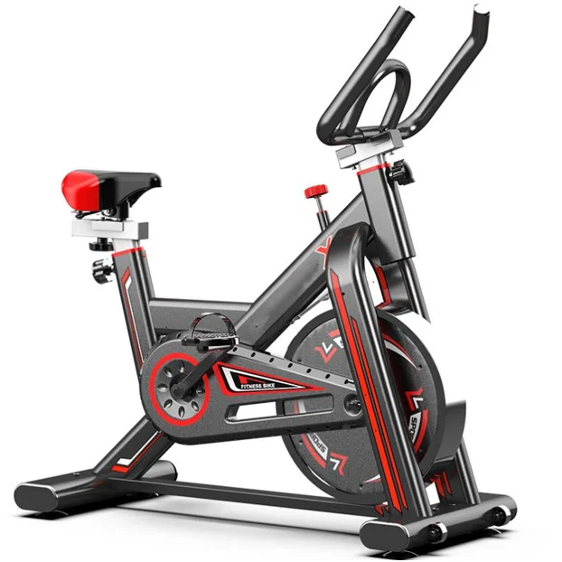 

Hot selling Indoor spinning ultra-quiet exercise bike home gym bicycle exercise fitness equipment, Customized color