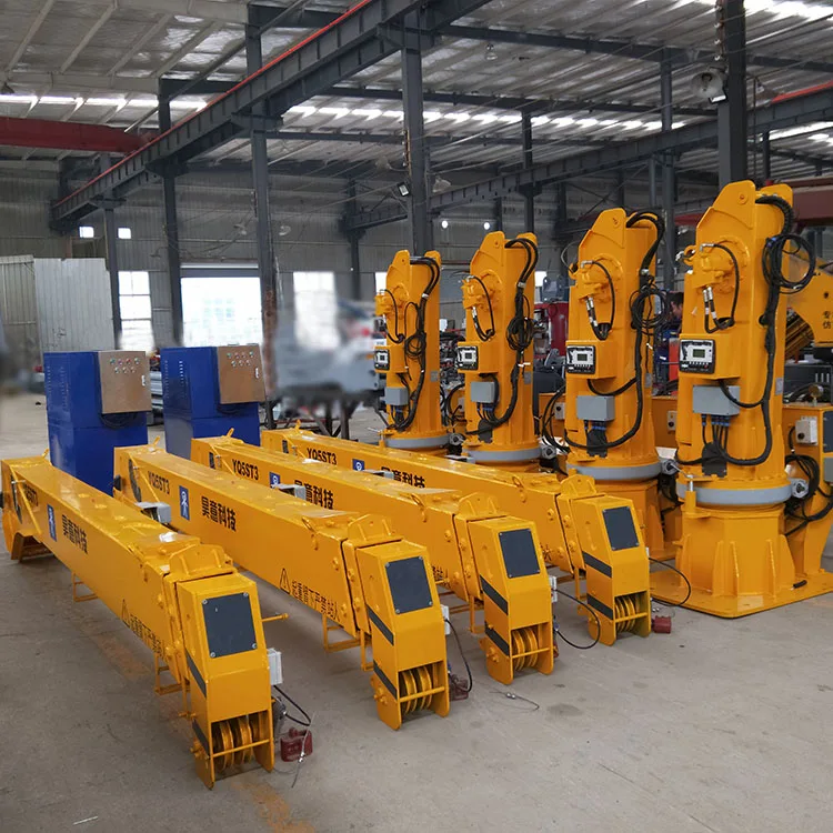 5 吨迷你伸缩臂液压船用起重机船安装