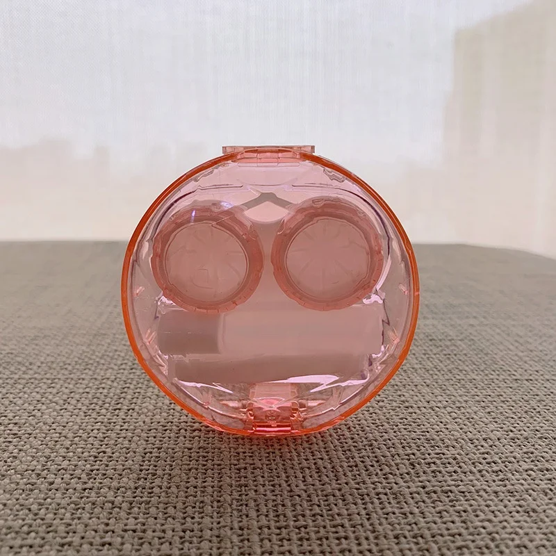 Wholesale Attractive Contact Lenses Accessories Case Cartoon Eyeglass box Transparent Contact Lens Case