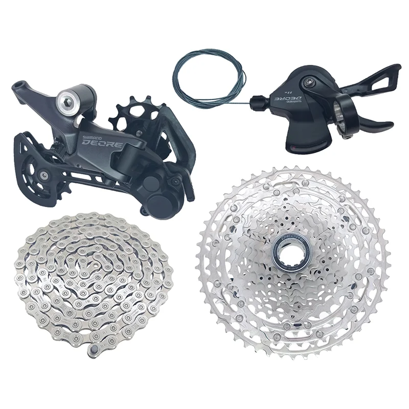 

shimano DEORE M5100 M5120 1x11 Speed Groupset MTB Mountain Bike Contains Shift Lever Rear Derailleur Cassette Chain 11V RD-M5120