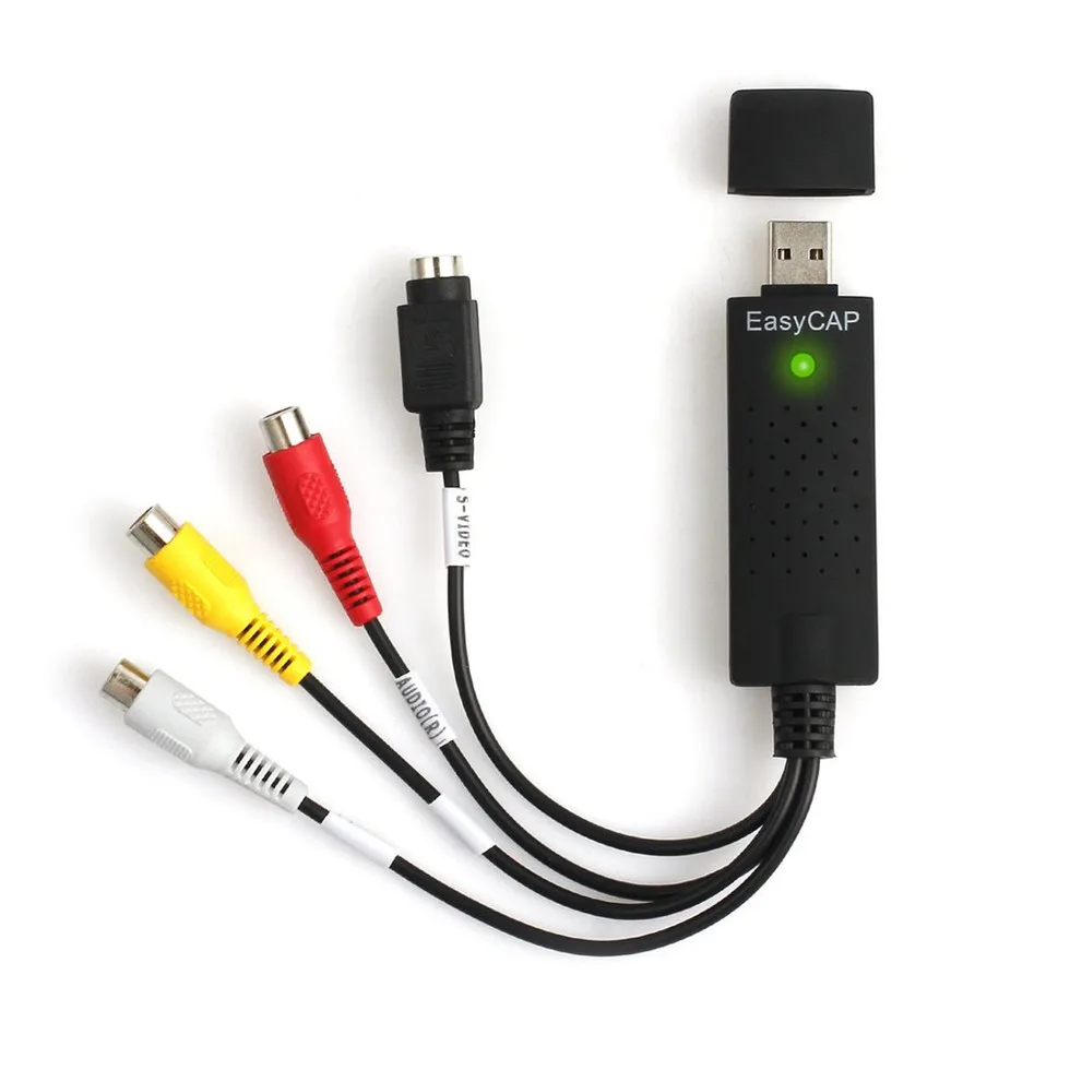 
USB 2.0 DC60 Tv dvd to vhs Converter video Capture adapter card Audio AV for vista win8 win7 XP Fast VER 008 007S 