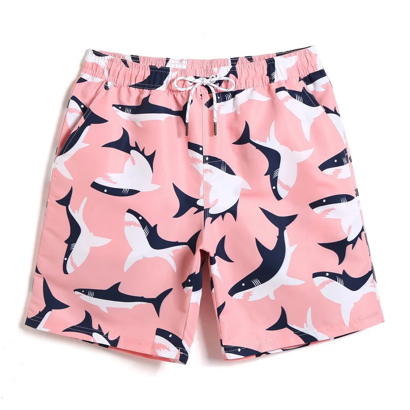 Men Animal Print Swim Trunks Breathable 