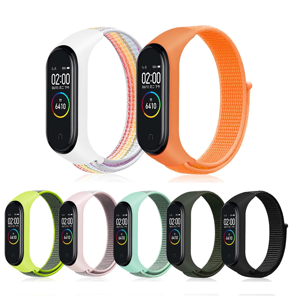 

Nylon adjustable replacement strap for Mi 3 and Mi 4 smart bracelets, 12 colors