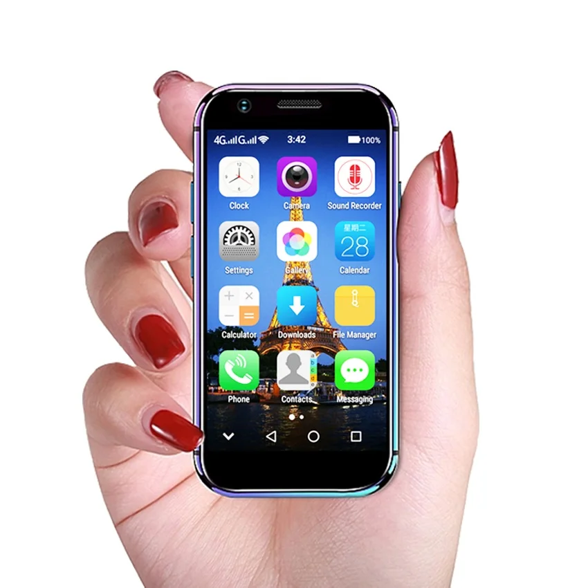 

XS with Goo-gle play 4G smartphone 3GB RAM 32GB ROM 3.0" small mini mobile phone android 6.0 Unlock Dual sim Face ID