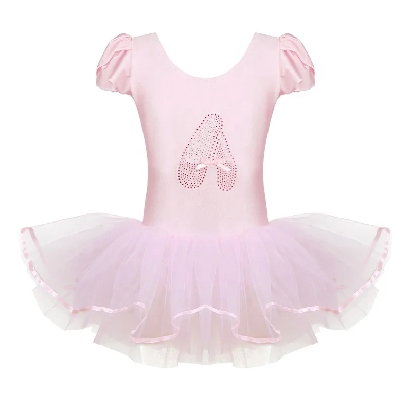 

Kids Sequin Ballerina Fairy Dance Tutu Dress Leotard Princess Ballet Dresses For Girls