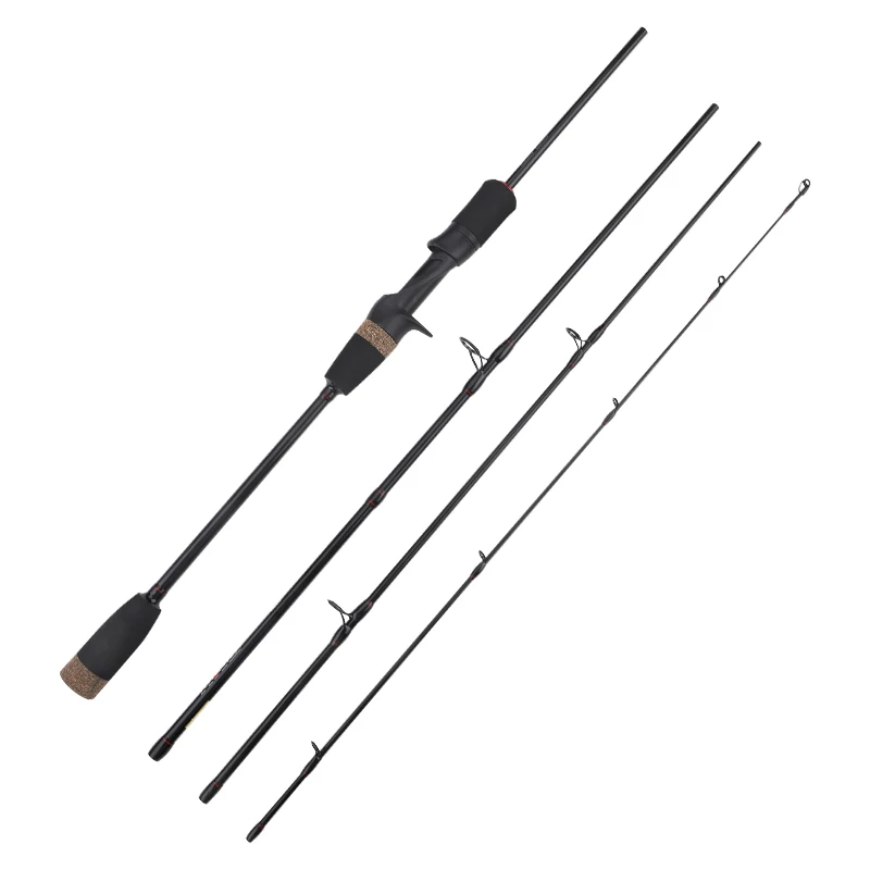 

2.1m 7 FT 4 Sections Amazon hot sale casting bass Medium M power portable cast Fishing Rods