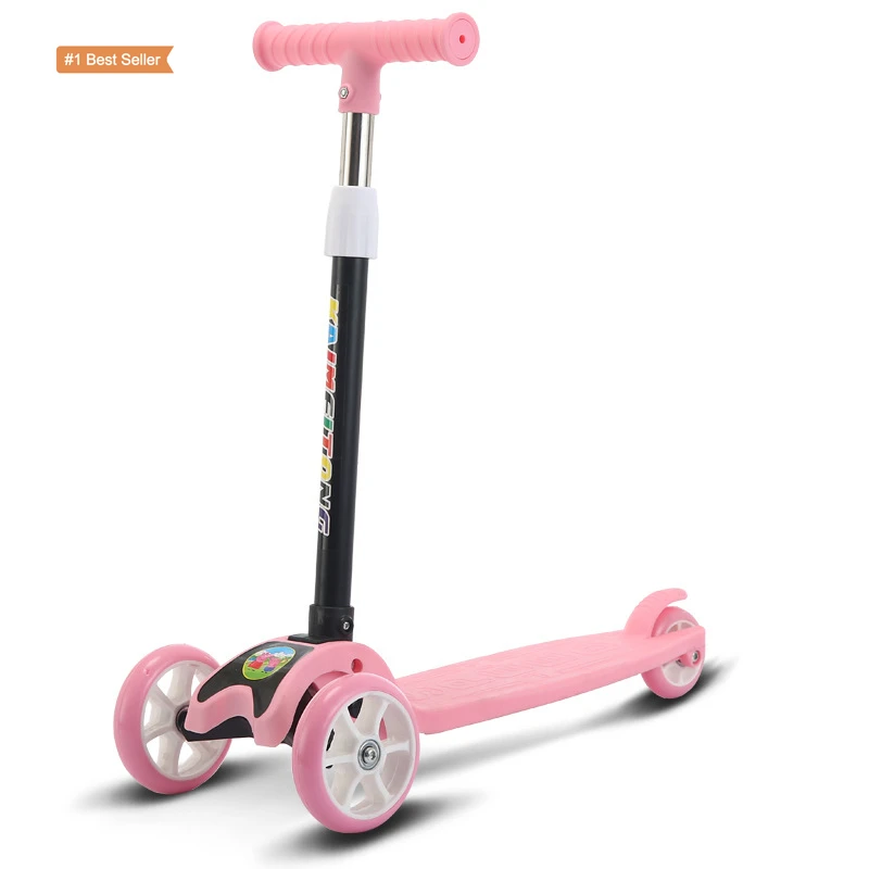 

Istaride Wholesale 3 Flashing Wheels Kids Scooter Led Foldable Adjustable Height Children Kick Scooter, Customized