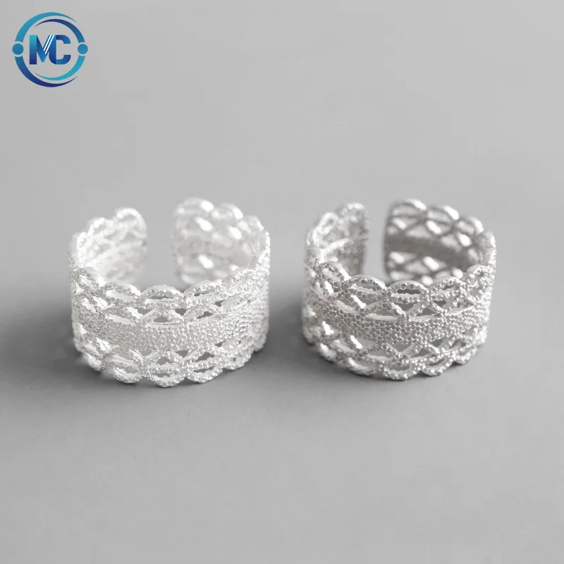 

Wholesale Plain Pure silver wedding engagement rings