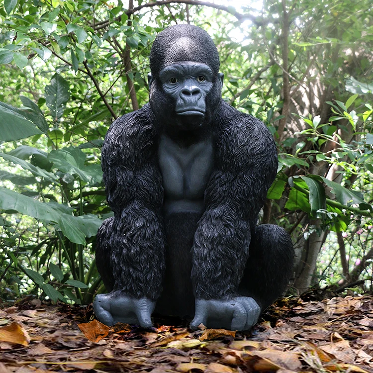 life size resin gorilla