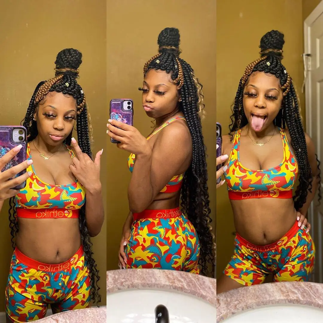 

plus size women ethika biker two piece set sports outdoor women digital printed sleeveless quickly dry jogger running set, Custom choose