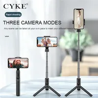 

CYKE New style Mini Selfie phone Stick Foldable Tripod 3 in 1 Universal Remote Bluetooth Selfie phone Stick