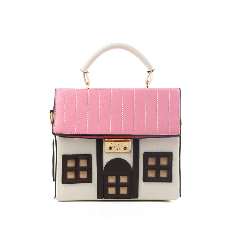 

Wholesale Custom Crossbody Bag Women House Shaped Purses and Handbags