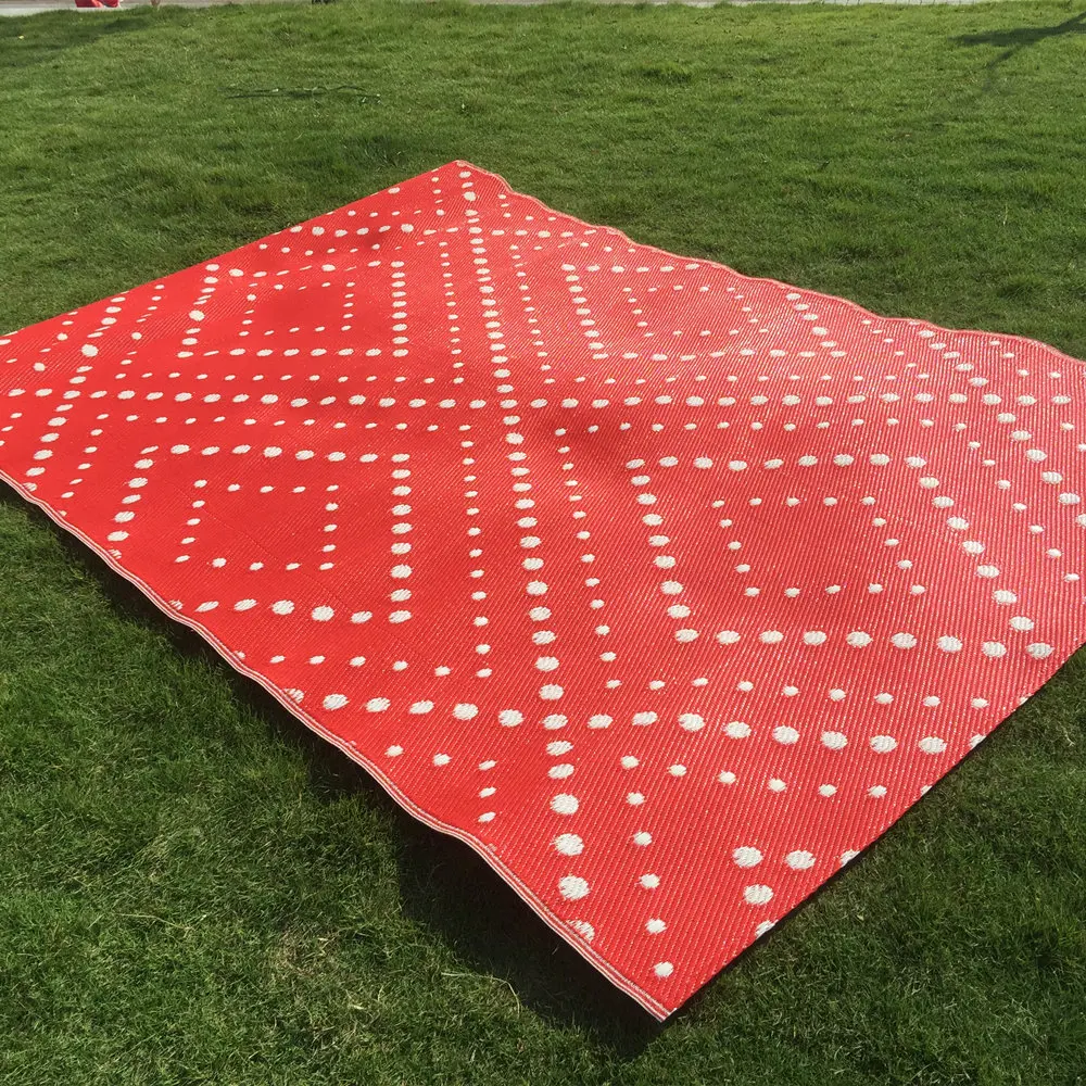 

colorful woven PP patio mats, Any color can be available