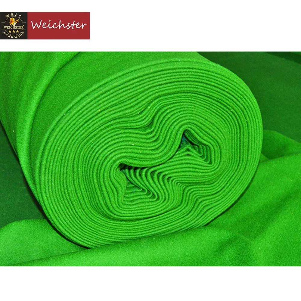 

Weichster Tournament Quality High Density Smooth Durable Woolen Snooker Table Cloth 158cm width, Green