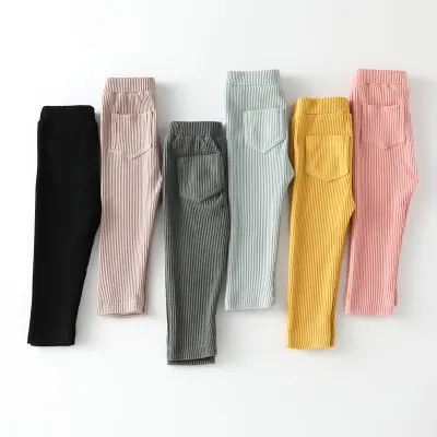 

Spring new boys and girls fashion thin cotton bottomed pants 0-3 year-old baby wear versatile big PP pants