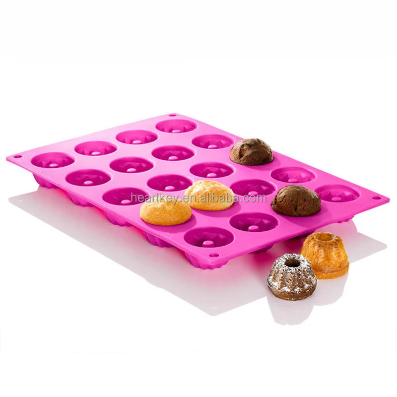

20 Cavity Silicone Donut Cake Baking Pan