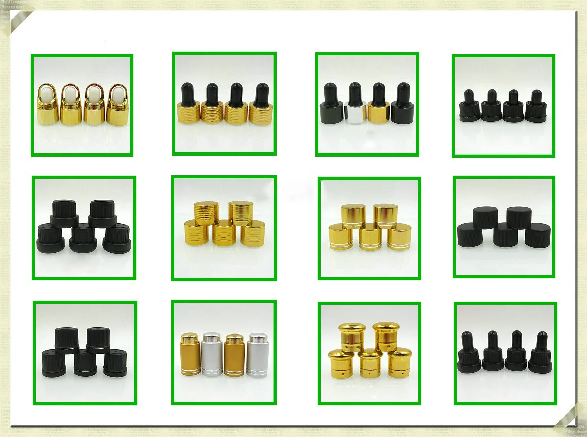 Essential Oil Vials glass bottle colorful 5ML 10ML 15ML 20ML Pure dew bottle Dropper bottle manufacture