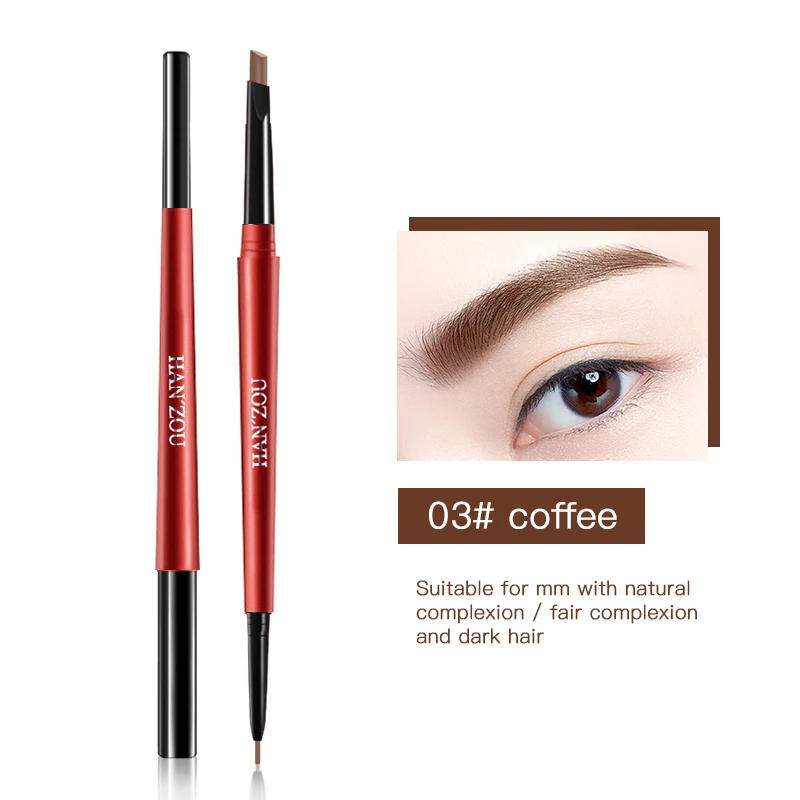 

wholesale high quality waterproof slim brown eyebrow pencil, 6 colors