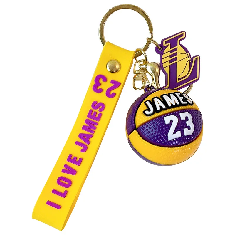 

Personalized keychain acrylic 3D mini america basketball pendants keychain