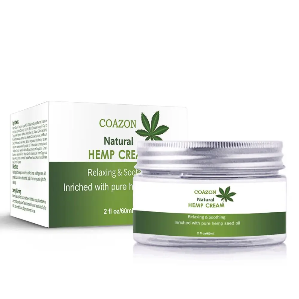 

Natural Organic Pain Relief Anti aging Moisturizing Best Quality CBD Oil Hemp cream for skincare