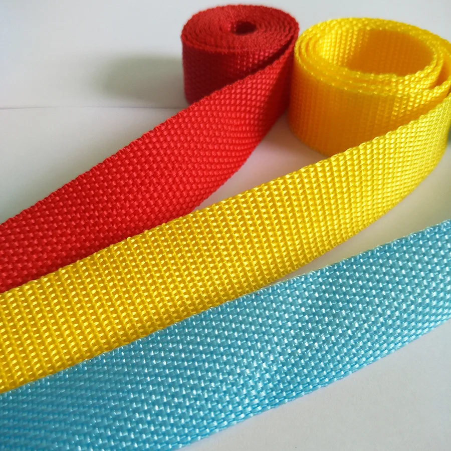 

High Quality Plain/Flat/Twill 900D Polypropylene Webbing for Bag Strap/Seat Belt/Military tape, Customized colors