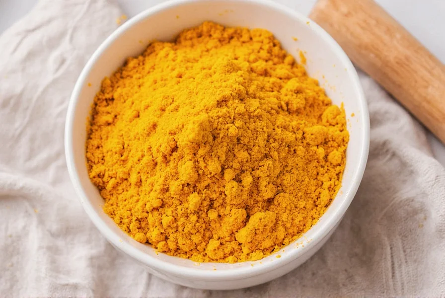 Turmeric capsules and fresh turmeric root on wooden surface