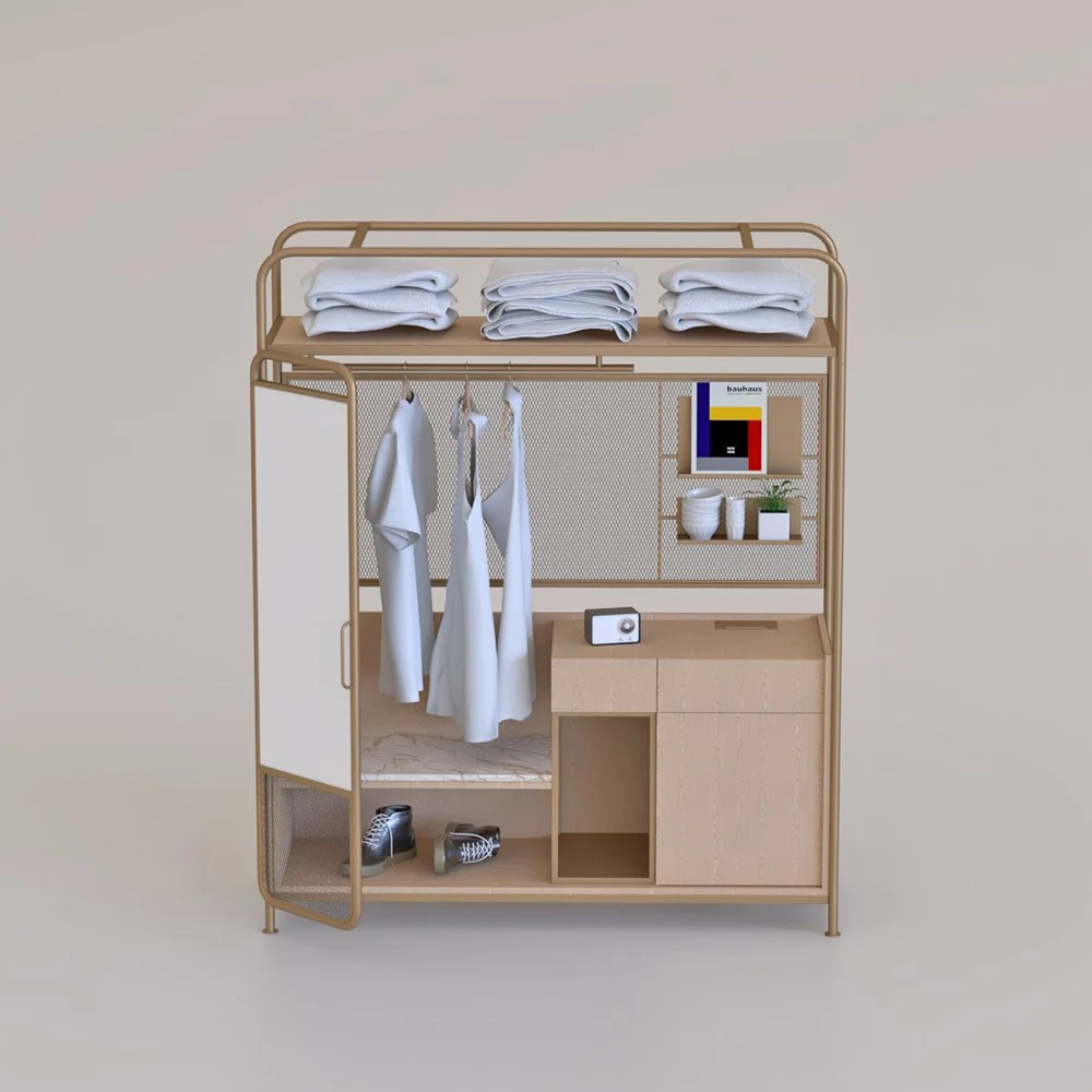 Bespoke custom factory supply style wardrobe sale for 5-star hotel room