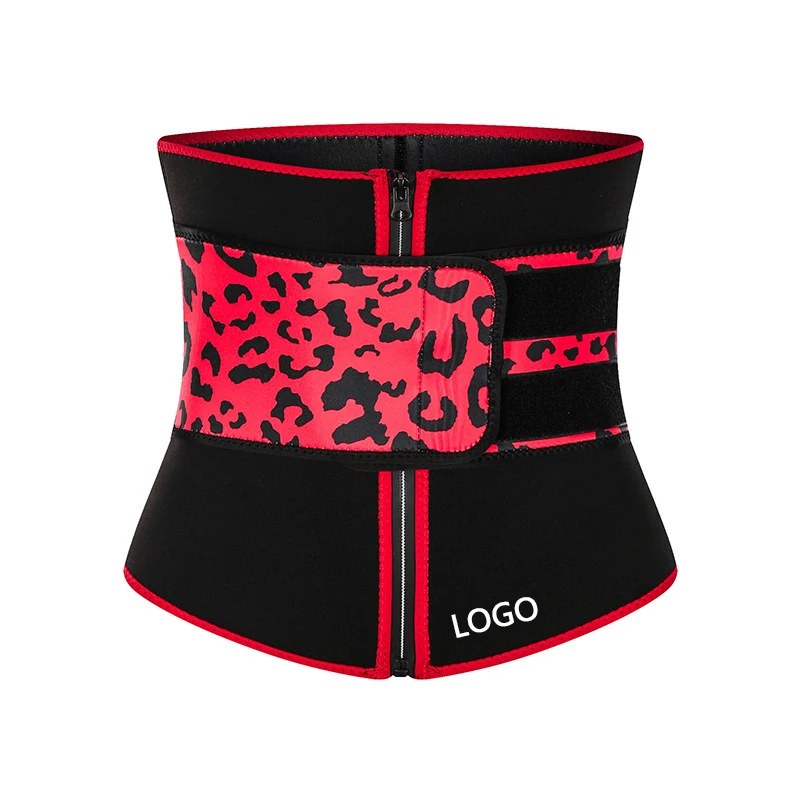 

New Fashion Zipper Neoprene Slimming Printed Private Label Sports Waist Trainer Belt