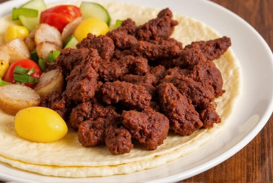 Delicious barbacoa tacos served on a plate