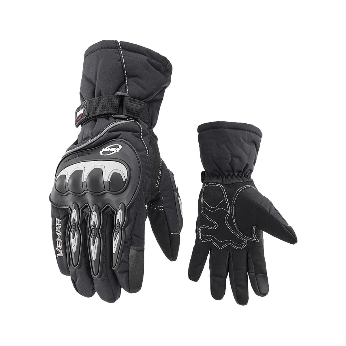 

Vemar Motorfiets Handschoenen Motor Winter Hard Shell Guantes Moto Handschoenen Waterdicht Winddicht Touchscreen Vrouwen Snowboa