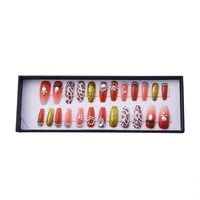 

3D artificial nail jewelry glitter powder false nail art tips