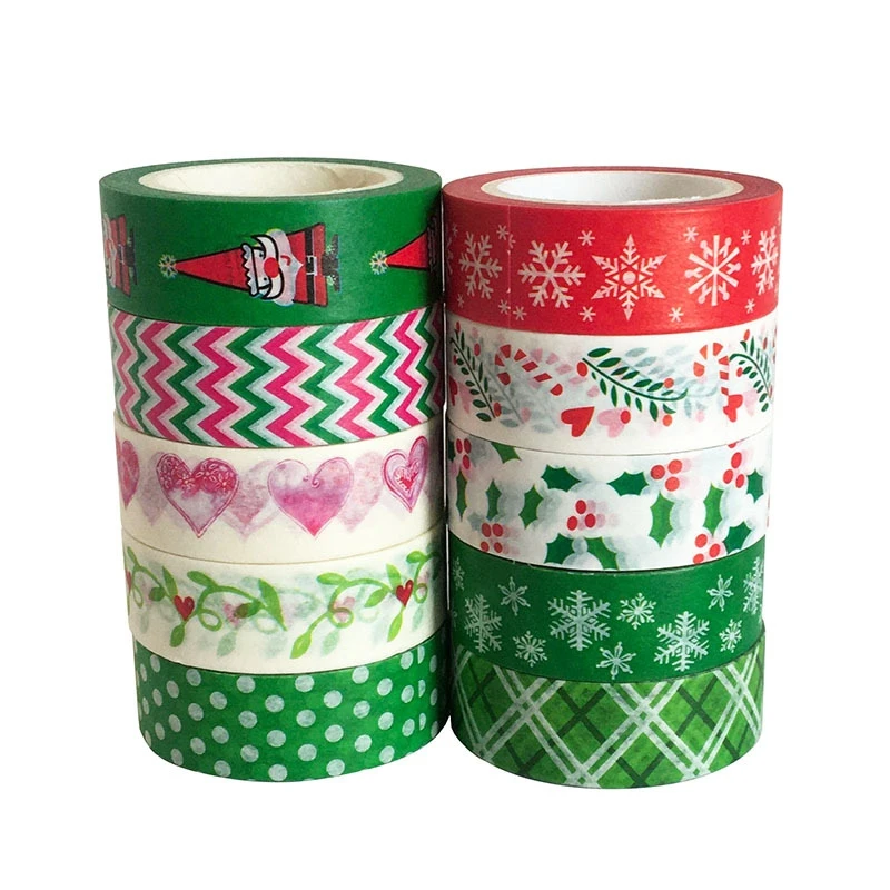 

Christmas Washi Tape Holiday Washi Tape Snowflake Deer Christmas Tree Stripe Tape