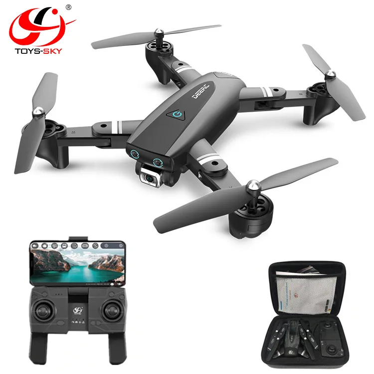 

Upgrade 4K Optical Flow Positioning Wifi FPV Altitude Hold Gesture Controlled Foldable Training Drone 1080 HD Camera