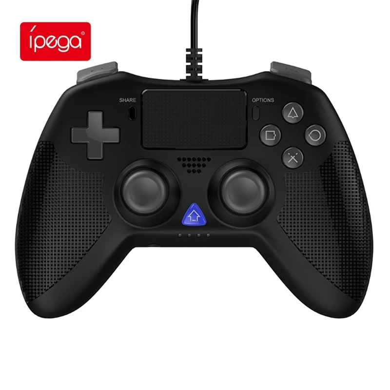 

ipega P4018 Wired Gamepad For PS4 Playstation 4 Controller PC Phone Control Joystick For Sony PS4 Pro Dualshock 4 Gamepad for PC, Black